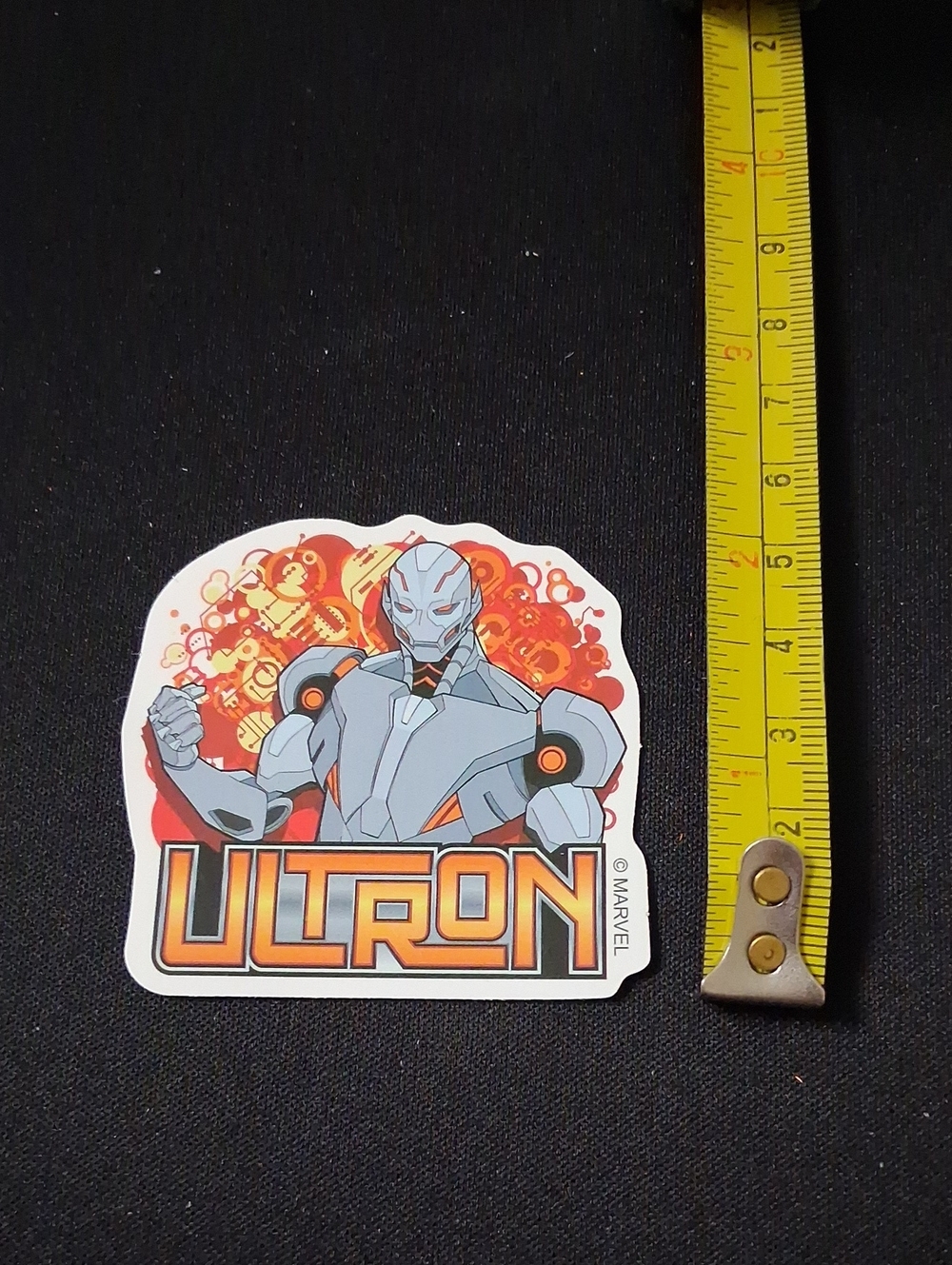 🌹 Marvel Silver and Red Ultron Waterproof Sticker